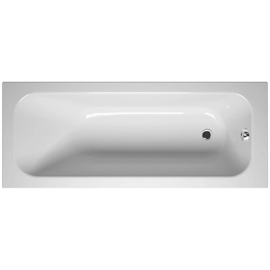 Vitra Balance Single Ended Rectangular Bath 1600mm x 700mm - 0 Tap Hole - Envy Bathrooms Ltd