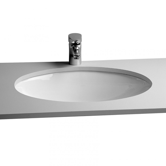 Vitra S20 Undermount Countertop Basin - 420mm Wide - 0 Tap Hole - Envy Bathrooms Ltd