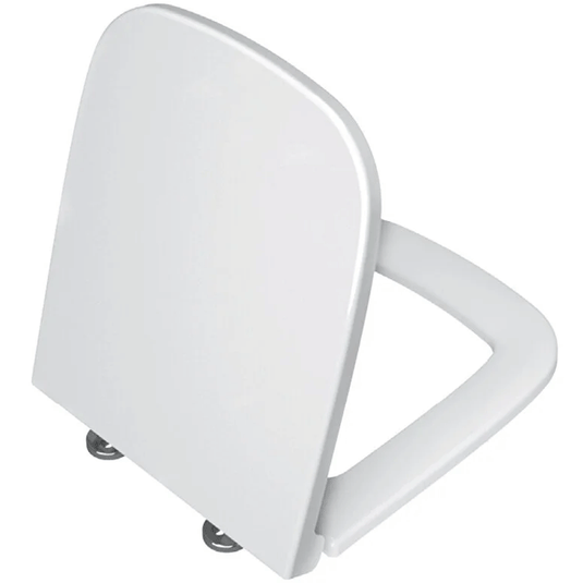 Vitra S20 Square Standard Toilet Seat with Cover - White - Envy Bathrooms Ltd