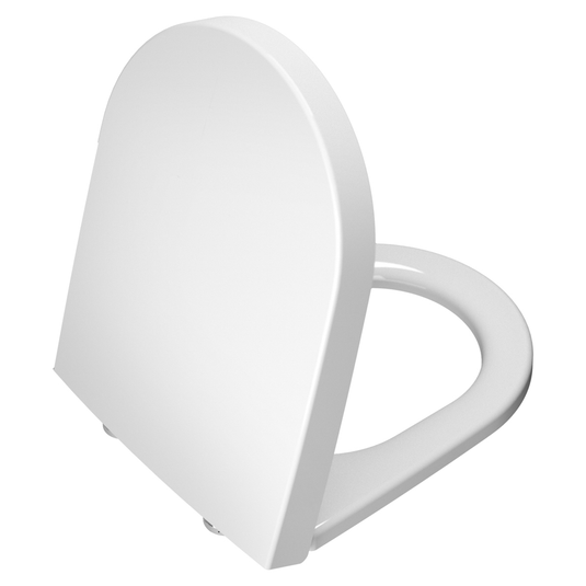 Vitra Matrix Soft Close Toilet Seat with Cover - White - Envy Bathrooms Ltd