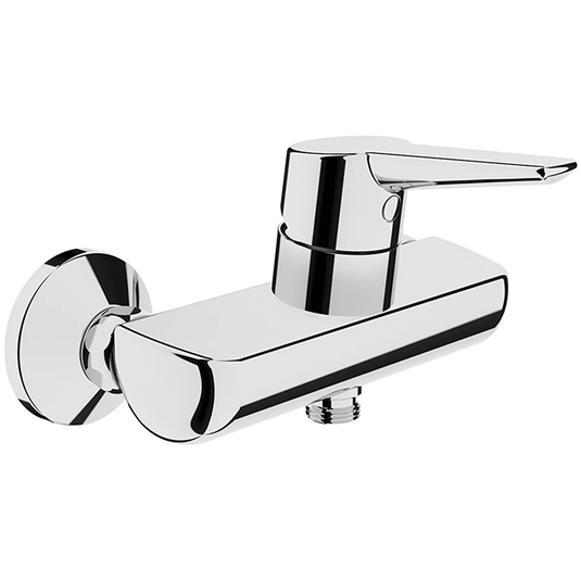 Vitra Solid S Manual 1-Outlet Exposed Shower Valve - Single Handle - Chrome - Envy Bathrooms Ltd