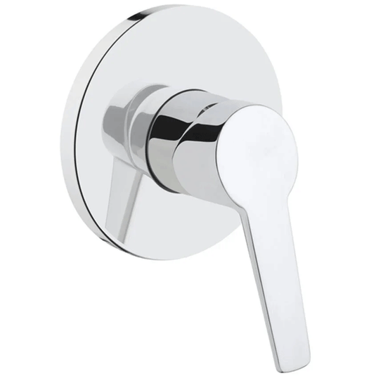 Vitra Solid S Manual 1-Outlet Concealed Shower Valve - Single Handle - Chrome - Envy Bathrooms Ltd