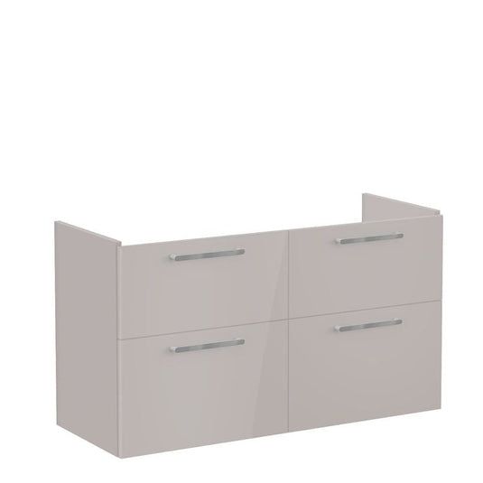 VitrA Root Flat 120cm 4 Drawer Washbasin Unit | Bright Sahara Beige | 67995 - Envy Bathrooms Ltd