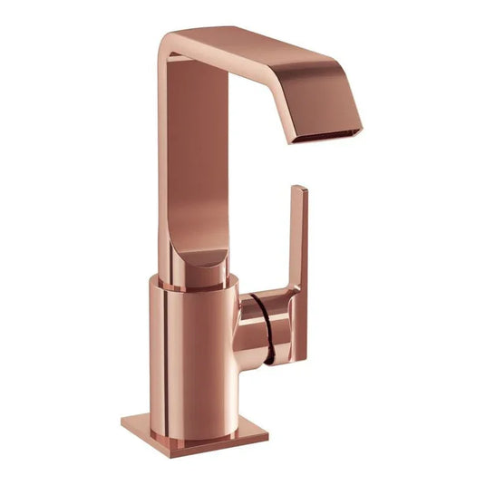 VitrA Suit Basin Mixer (Side Handle) - Soft Copper - A4261629 - Envy Bathrooms Ltd