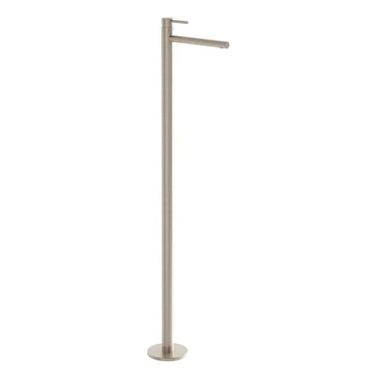 VitrA Origin Floor Standing Basin Mixer - Brushed Nickel - A4266334 - Envy Bathrooms Ltd