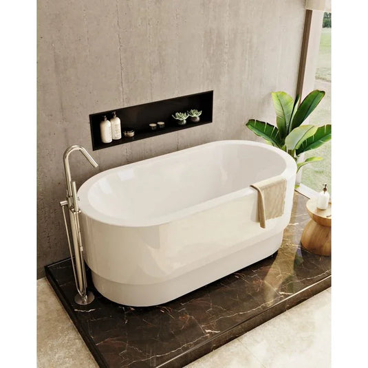 VitrA Origin Floor Standing Bath Filler - Chrome - A42681 - Envy Bathrooms Ltd