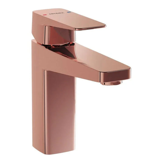VitrA Root Square Basin Mixer - Soft Copper - A4273129VUK - Envy Bathrooms Ltd
