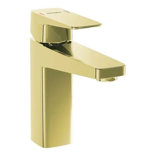 VitrA Root Square Basin Mixer - Soft Gold - A4273174VUK - Envy Bathrooms Ltd
