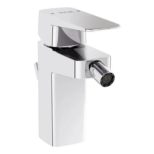 VitrA Root Square Bidet Mixer - Chrome - A42736EXP - Envy Bathrooms Ltd