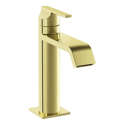 VitrA Suit Basin Mixer (Top Handle) - Soft Gold - A4281674 - Envy Bathrooms Ltd