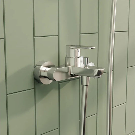 VitrA Flow Soft Wall Mounted Bath/Shower Mixer - Chrome - A42946EXP - Envy Bathrooms Ltd