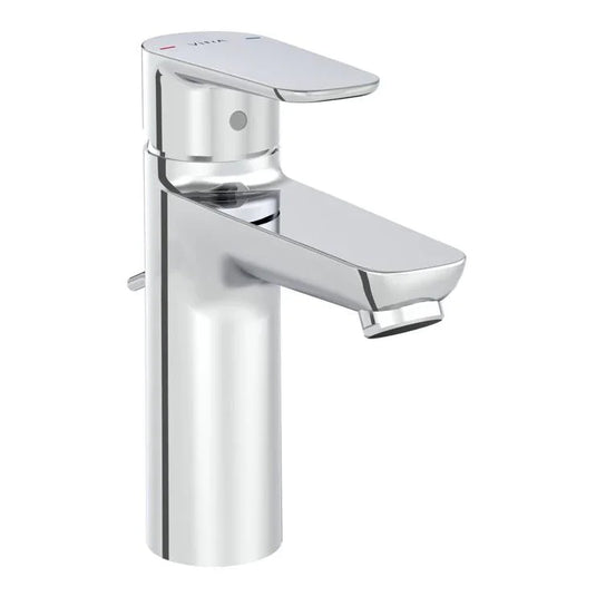 VitrA Flow Soft Large Basin Mixer With Waste Lever - Chrome - A43027VUK - Envy Bathrooms Ltd