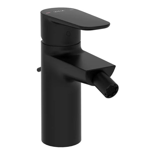 VitrA Flow Soft Bidet Mixer - Matt Black - A4305436VUK - Envy Bathrooms Ltd