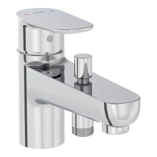 VitrA Flow Soft Monohole Bath/Shower Mixer - Chrome - A43073VUK - Envy Bathrooms Ltd