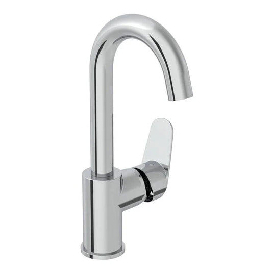 VitrA Flow Round Swivel Basin Mixer - Chrome - A43152VUK - Envy Bathrooms Ltd