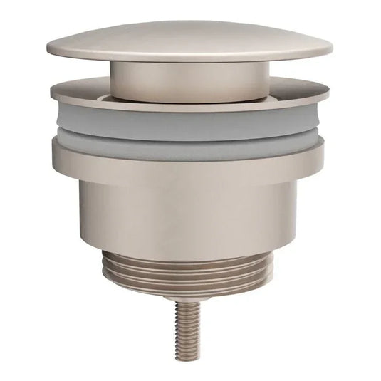 VitrA Universal Waste (Push-Open) - Brushed Nickel - A4514934 - Envy Bathrooms Ltd