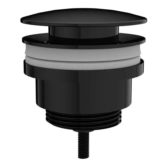 VitrA Universal Waste (Push-Open) - Gloss Black - A4514939 - Envy Bathrooms Ltd