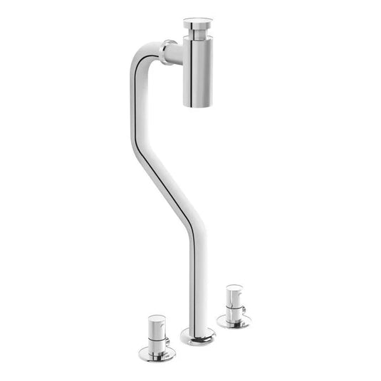 VitrA Bottle Trap for Plural Monoblock Basins - Chrome - A45157 - Envy Bathrooms Ltd