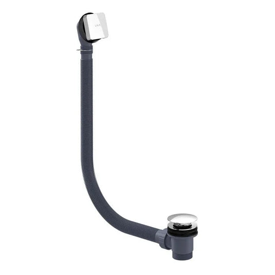VitrA Square Bath Waste - Chrome - 5704109 - Envy Bathrooms Ltd