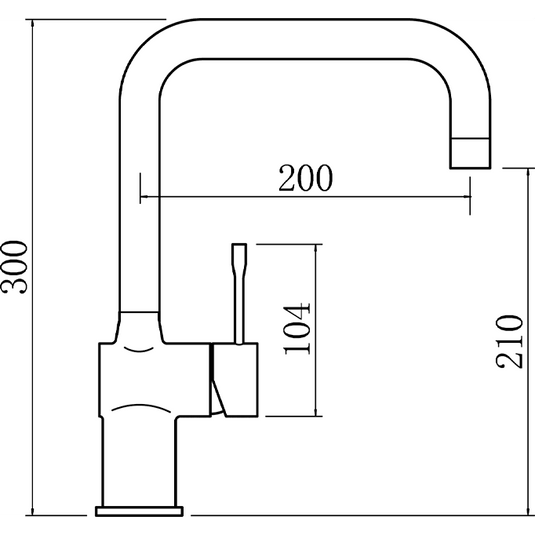 Clearwater Zodiac D Single Lever Regency Twist & Spray Monobloc Kitchen Sink Mixer Tap - Copper - ZO3RC