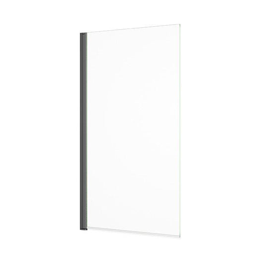Abacus Vessini 1 Part Bath Screen 1500mmx800mmx6mm Matt Anthracite - VEGE-15-8620 - Envy Bathrooms Ltd