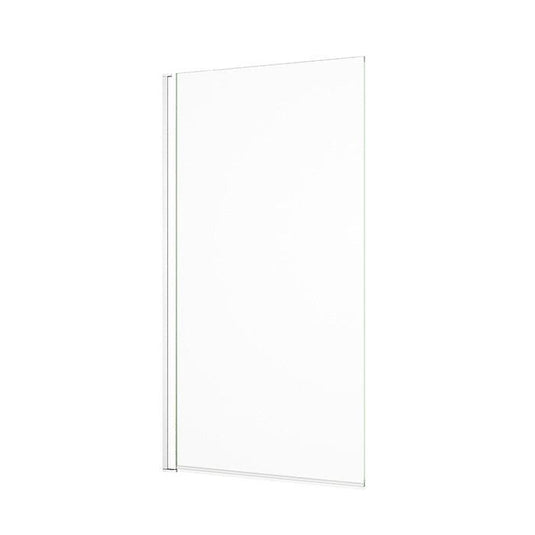 Abacus Vessini 1 Part Bath Screen 1500mmx800mmx6mm Matt White - VEGE-15-2620 - Envy Bathrooms Ltd
