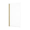 Abacus Vessini 1 Part Bath Screen 1500x800mm Brushed Brass |  VEGE-15-8220