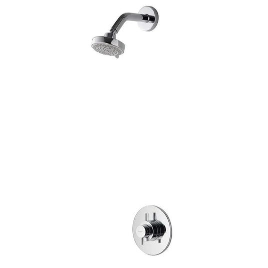 Aqualisa Aspire DL Concealed Shower & 105mm Harmony Head - Chrome - ASP001CF - Envy Bathrooms Ltd