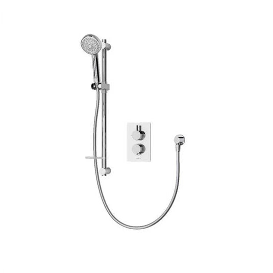 Aqualisa Dream Concealed Thermostatic Mixer Shower Single Outlet With Adjustable Kit - Round - Chrome - DRMDCV1.AD.RND - Envy Bathrooms Ltd