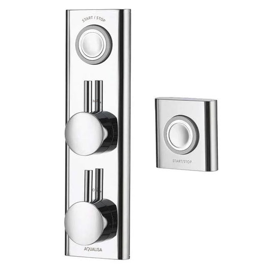 Aqualisa HiQu Concealed Digital Shower Controller with Remote - HP/Combi - Chrome - HQD1001 - Envy Bathrooms Ltd