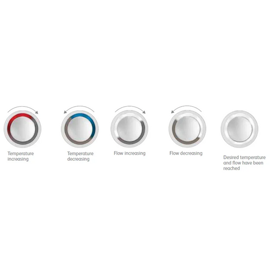 Aqualisa HiQu Concealed Dual Outlet Digital Shower Controller with Remote - HP/Combi - Chrome - HQD1019 - Envy Bathrooms Ltd