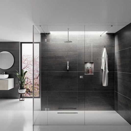 Aqualisa iSystem Smart Shower Concealed with Ceiling Fix Head - HP/Combi - Chrome - ISD.A1.BFC.23 - Envy Bathrooms Ltd
