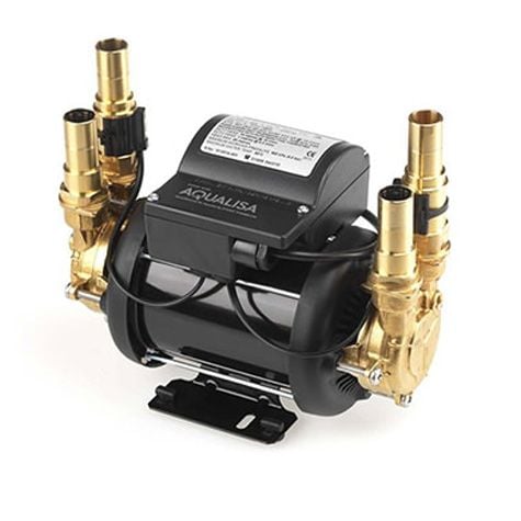 Aqualisa Mach 2.5 Bar Twin Shower Pump - MC0250 - Envy Bathrooms Ltd