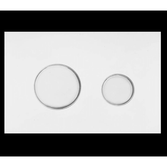 Base Ancortite Round FP1 Flush Plate - Gloss White - 134.FP1MW - Envy Bathrooms Ltd