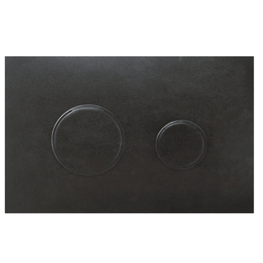 Base Ancortite Round FP1 Flush Plate - Matt Black - 134.FP1MB - Envy Bathrooms Ltd