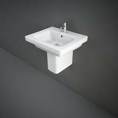 RAK Ceramics Washington Semi Pedestal For 65cm & 76cm Basin - WT0103AWHA