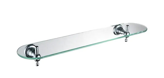 Bristan 1901 Bathroom Glass Shelf Chrome | N2 SHELF C - Envy Bathrooms Ltd