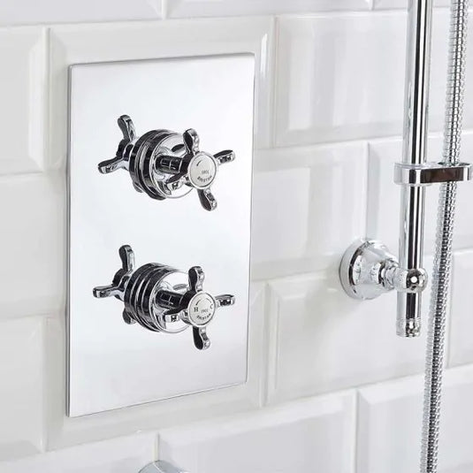 Bristan 1901 Thermostatic Concealed Dual Control Shower Valve | N2 SHCVO C - Envy Bathrooms Ltd