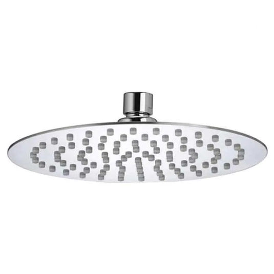 Bristan 200mm Round Slimline Fixed Shower Head Stainless Steel | FH SLRD01 C - Envy Bathrooms Ltd
