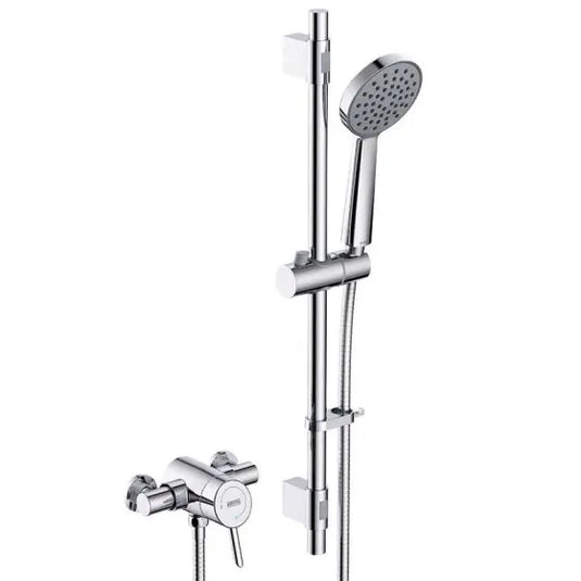 Bristan Acute2 Thermostatic Exposed Shower Valve with Riser Kit Chrome | AE2 SHXAR C - Envy Bathrooms Ltd