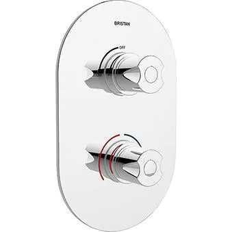 Bristan Artisan Thermostatic Concealed Shower Valve Chrome | AR3 SHCVO C - Envy Bathrooms Ltd