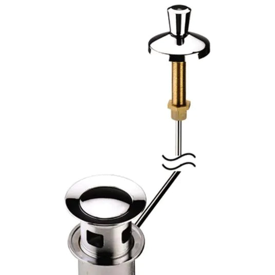 Bristan Basin Round Slotted Pop Up Waste Chrome | W BASIN13 C - Envy Bathrooms Ltd