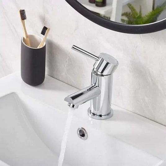 Bristan Blitz Basin Mixer with Clicker Waste Chrome | BTZ BAS C - Envy Bathrooms Ltd