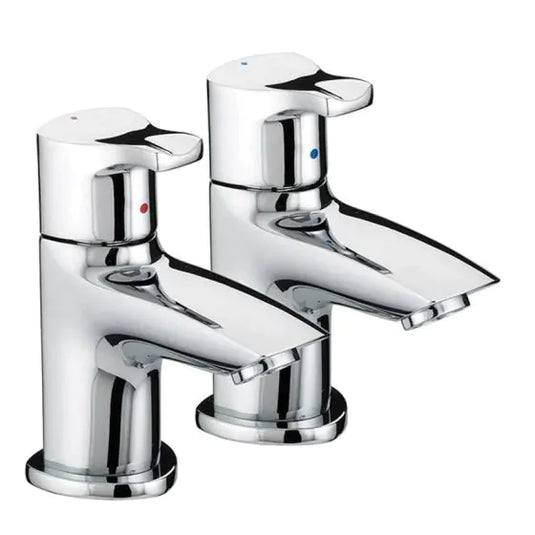 Bristan Capri Basin Pillar Taps Chrome | CAP 1/2 C - Envy Bathrooms Ltd