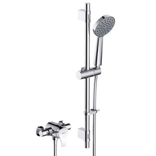 Bristan Capri3 Thermostatic Exposed Mixer Shower with Riser Kit Chrome | CAP3 SHXAR C - Envy Bathrooms Ltd