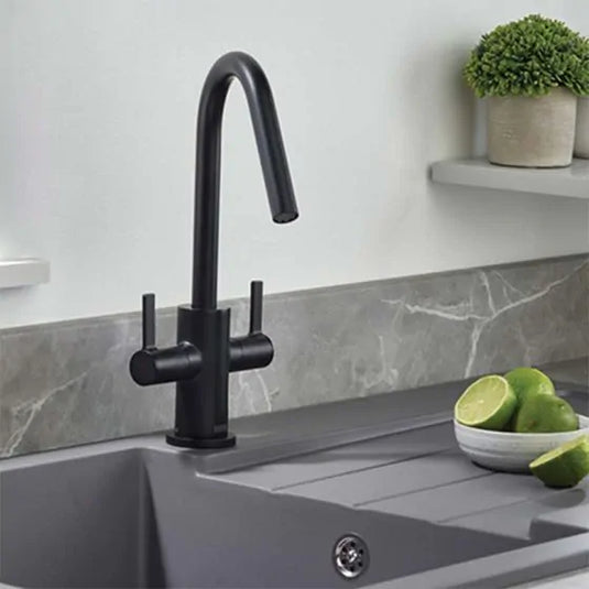 Bristan Cashew Easyfit Monobloc Kitchen Mixer Black | CSH EFSNK BLK - Envy Bathrooms Ltd