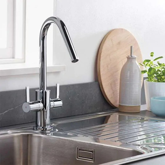 Bristan Cashew Easyfit Monobloc Kitchen Mixer Chrome | CSH EFSNK C - Envy Bathrooms Ltd