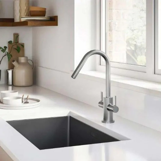 Bristan Cashew Easyfit Monobloc Kitchen Mixer Stainless Steel | CSH EFSNK SS - Envy Bathrooms Ltd