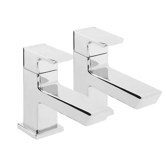 Bristan Cobalt Basin Pillar Taps Chrome | COB 1/2 C - Envy Bathrooms Ltd