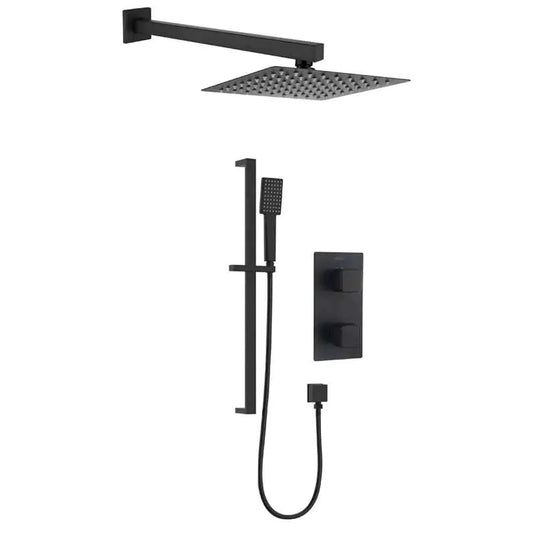 Bristan Cobalt Concealed Mixer Shower Kit Black | COBALT BLK SHWR PK - Envy Bathrooms Ltd
